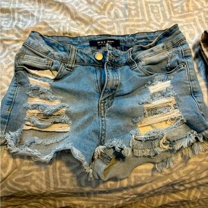 Shorty shorts great for beach!